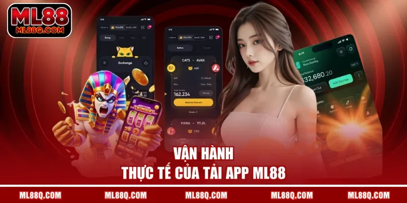 Vận hành thực tế của tải app ML88